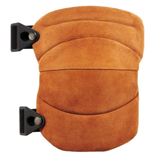 Picture of Ergodyne ProFlex 230LTR Standard Knee Pads, Leather, Brown