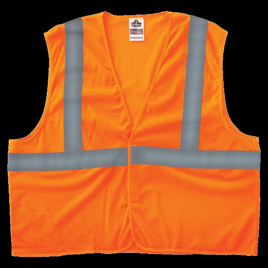 Picture of Ergodyne 8205HL S/M Orange Type R Class 2 Super Econo Mesh Vest