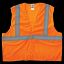 Picture of Ergodyne 8205HL 2XL/3XL Orange Type R Class 2 Super Econo Mesh Vest