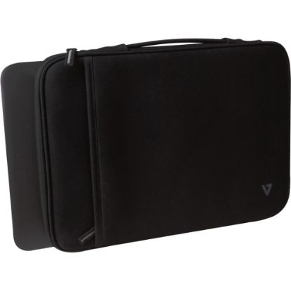 Picture of V7 Elite CSE5H-BLK-9N Carrying Case (Sleeve) for 12in MacBook Air - Black - Neoprene Exterior Material - Fleece Interior Material - Handle - 8.8in Height x 12.8in Width x 1in Depth