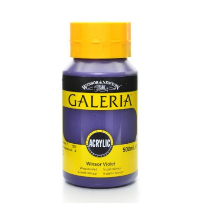 Picture of Winsor & Newton Galeria Flow Formula Acrylic Colors, 500 mL, Winsor Violet, 728