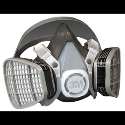 Picture of 3M 5000 Series Organic Vapors Half-Facepiece Respirator, Large