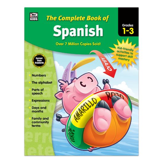 Picture of Thinking Kids Complete Book Of Spanish, Grades 1 - 3