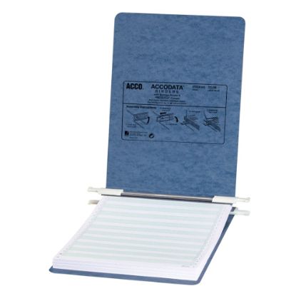 Picture of Wilson Jones Presstex Data Binder With Retractable Hooks, 60% Recycled, Light Blue