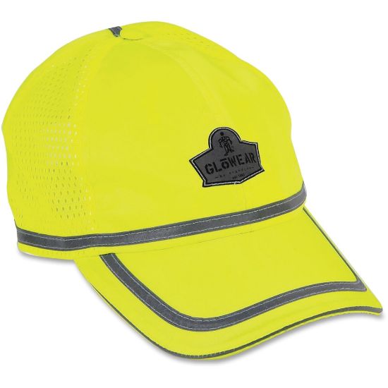 Picture of Ergodyne GloWear 8930 Class 2 Hi-Vis Baseball Cap, Lime