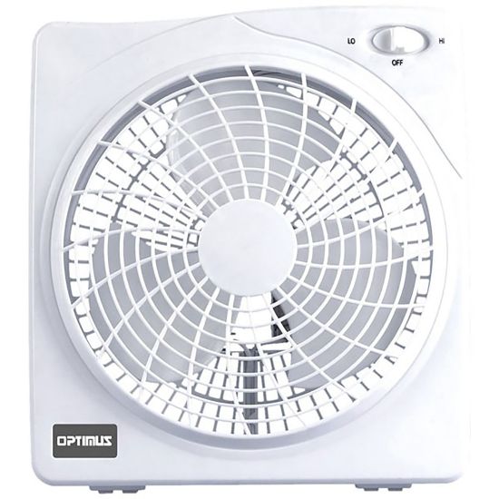 Picture of Optimus Box Fan, 12in x 10in, White