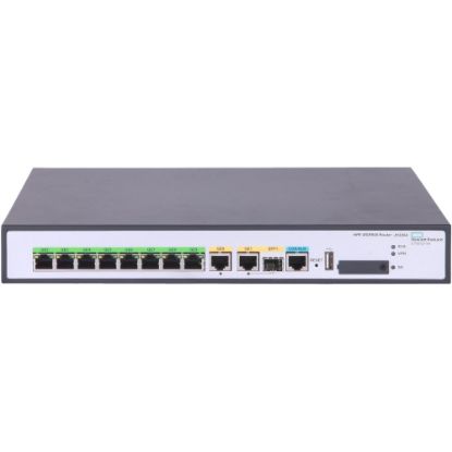 Picture of HPE FlexNetwork MSR958 1GbE and Combo 2GbE WAN 8GbE LAN Router - 10 Ports - 1 - Gigabit Ethernet - 1 Year