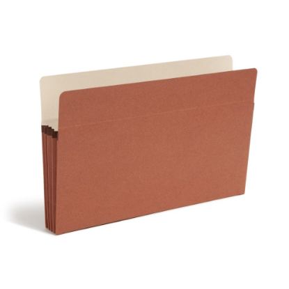 Picture of Smead Expanding File Pockets, 3 1/2in Expansion, 9 1/2in x 14 3/4in, 30% Recycled, Redrope, Pack Of 25