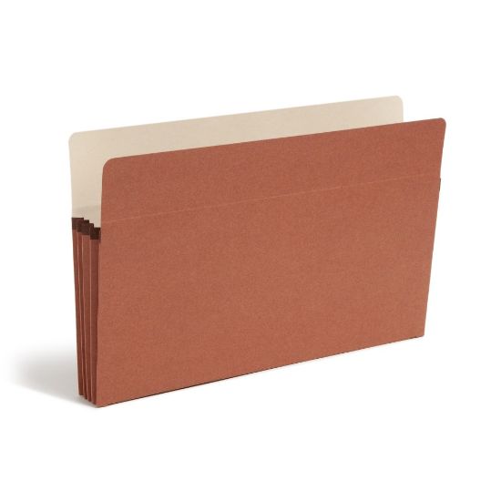 Picture of Smead Expanding File Pockets, 3 1/2in Expansion, 9 1/2in x 14 3/4in, 30% Recycled, Redrope, Pack Of 25