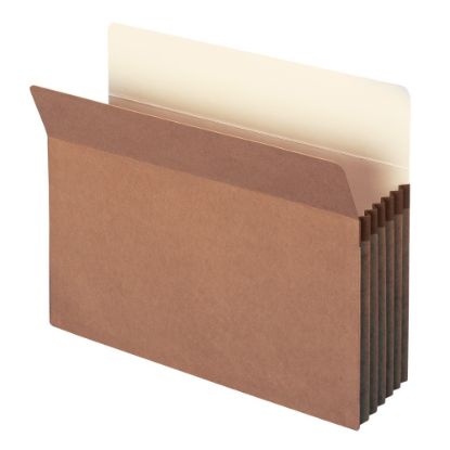 Picture of Smead Expanding File Pockets, 5 1/4in Expansion, 9 1/2in x 11 3/4in, 30% Recycled, Redrope, Pack Of 10