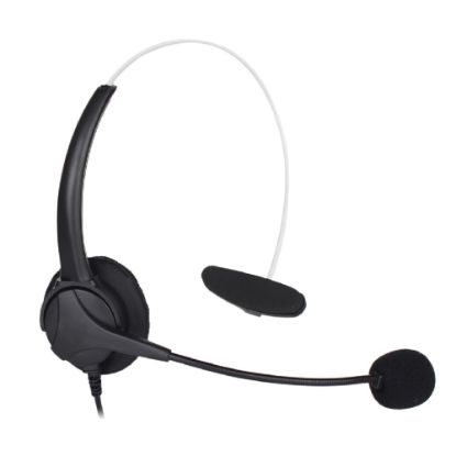 Picture of Centon On-Ear Monoaural Headset, Black, OB-ANK