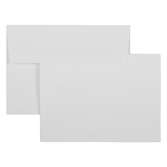 Picture of JAM Paper Stationery Set, 5 1/8in x 7in, Set Of 50 White Cards And 50 White Envelopes