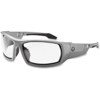 Picture of Ergodyne Skullerz ODIN Clear Lens Matte Gray Safety Glasses