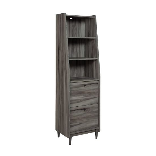 Picture of Sauder Harvey Park 71inH 3-Shelf Bookcase, Jet Acacia