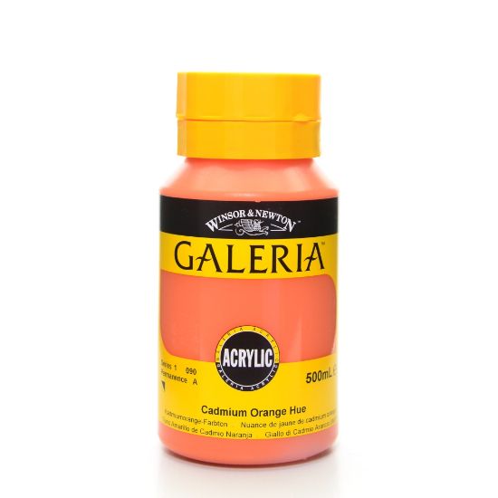 Picture of Winsor & Newton Galeria Flow Formula Acrylic Colors, 500 mL, Cadmium Orange Hue, 90