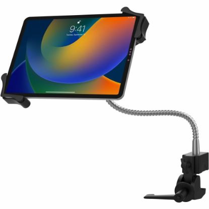 Picture of CTA Digital Heavy-Duty Gooseneck Clamp Stand For 7in-13in Tablets, Including iPad 10.2in (7th/ 8th/ 9th Generation) 7in-14in Screen Support