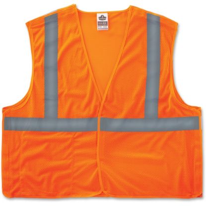 Picture of Ergodyne GloWear Safety Vest, 8215BA Econo Breakaway Mesh Type-R Class 2, Small/Medium, Orange