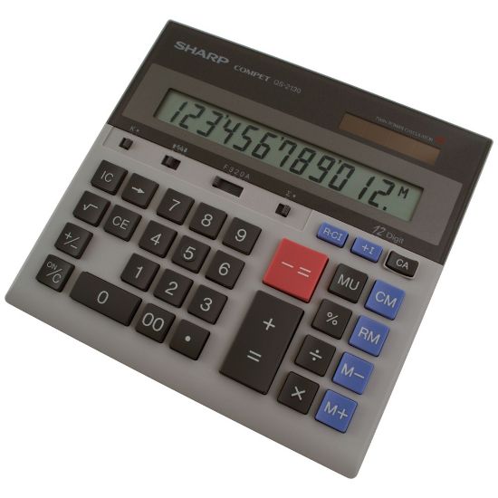 Picture of Sharp QS-2130 12-Digit Dual-Power Desktop Calculator