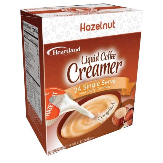 Picture of Heartland Creamers, 0.37 Oz, Hazelnut, Box Of 24 Creamers