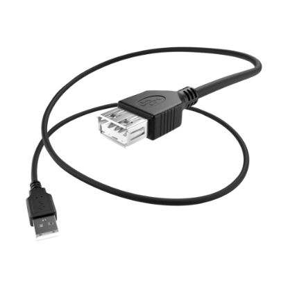 Picture of Unirise USB Extension Data Transfer Cable - 6 ft USB Data Transfer Cable - First End: USB 2.0 - Male - Second End: USB 2.0 - Female - Extension Cable