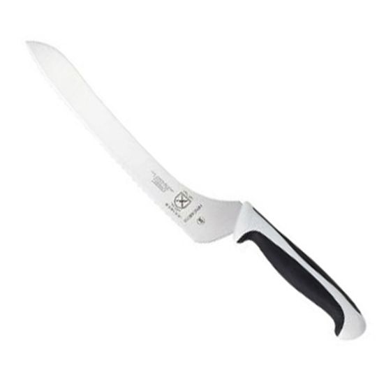 Picture of Mercer Culinary 9in Millennia Offset Bread Knife, White