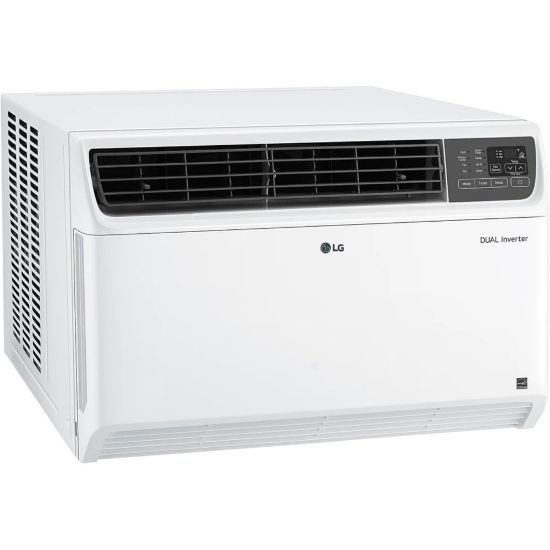 Picture of LG LW1817IVSM Window Air Conditioner - Cooler - 5275.28 W Cooling Capacity - 1000 Sq. ft. Coverage - Washable - Smart Connect - Remote Control - Energy Star - Digital Inverter Motor - White