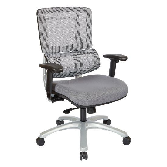 Picture of Pro-Line II Pro X996 Vertical Mesh High-Back Chair, Gray/Dove Steel/Silver