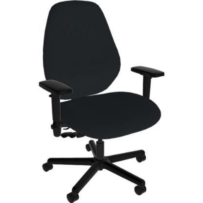 Picture of Sitmatic Goodfit Big And Tall Ergonomic Fabric High-Back Chair, Black