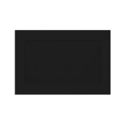 Picture of LUX #6 1/2 Full-Face Window Envelopes, Middle Window, Gummed Seal, Midnight Black, Pack Of 1,000