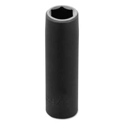 Picture of PROTO Torqueplus Deep Impact Socket, 1/2in Drive, 9/16in Opening, 6-Point