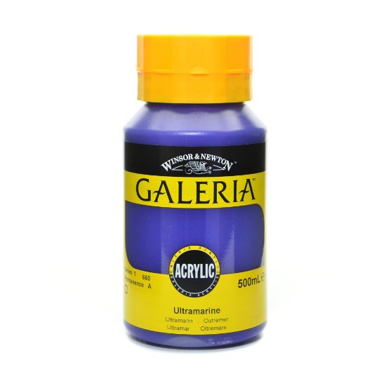 Picture of Winsor & Newton Galeria Flow Formula Acrylic Colors, 500 mL, Ultramarine, 660