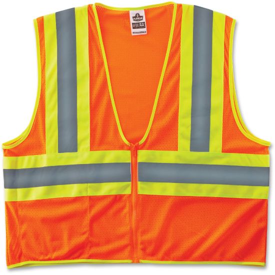 Picture of Ergodyne GloWear Safety Vest, 8229Z Economy 2-Tone Type-R Class 2, 2X/3X, Orange