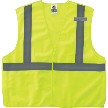 Picture of Ergodyne GloWear Safety Vest, 8215BA Econo Breakaway Mesh Type-R Class 2, Small/Medium, Lime