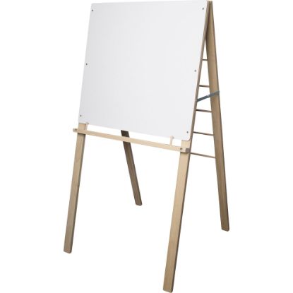 Picture of Flipside Big Book Easel - 24in (2 ft) Width x 24in (2 ft) Height - White Surface - Rectangle - Assembly Required - 1 Each