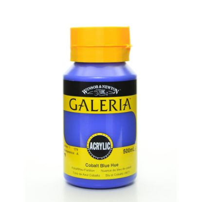 Picture of Winsor & Newton Galeria Flow Formula Acrylic Colors, 500 mL, Cobalt Blue Hue, 179