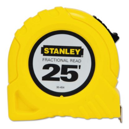 Picture of Stanley Tools Tape Measure, Standard, 25ft x 1in Blade