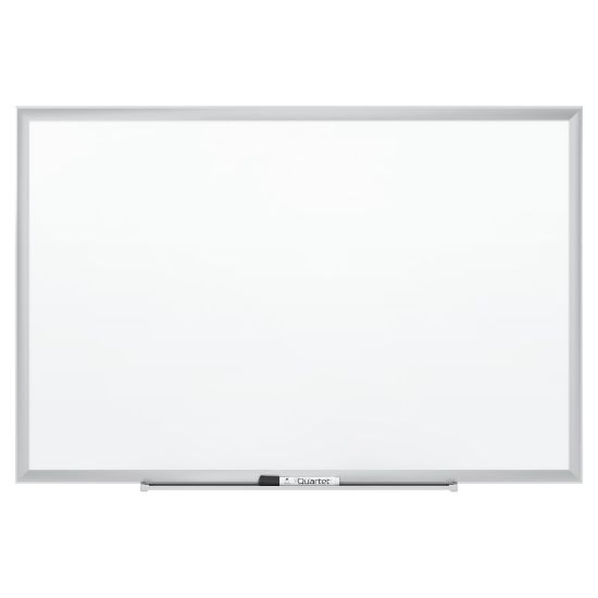 Picture of Quartet Magnetic Porcelain Dry-Erase Whiteboard, 24in x 36in, Aluminum Frame With Silver Finish