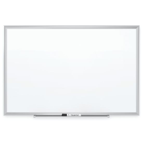 Picture of Quartet Classic Porcelain Magnetic Dry-Erase Whiteboard, 60in x 36in, Aluminum Frame With Silver Finish