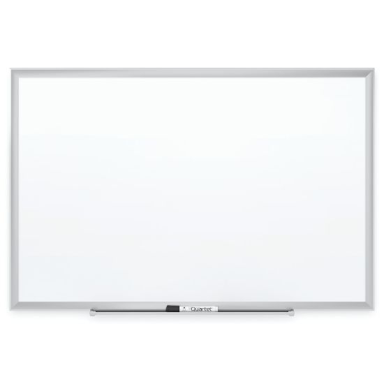 Picture of Quartet Magnetic Porcelain Dry-Erase Whiteboard, 48in x 96in, Aluminum Frame With Silver Finish