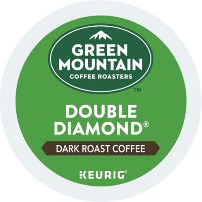 Picture of Green Mountain Coffee Single-Serve Coffee K-Cup Pods, Double Black Diamond Extra Bold, Carton Of 24