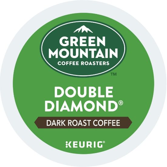 Picture of Green Mountain Coffee Single-Serve Coffee K-Cup Pods, Double Black Diamond Extra Bold, Carton Of 24