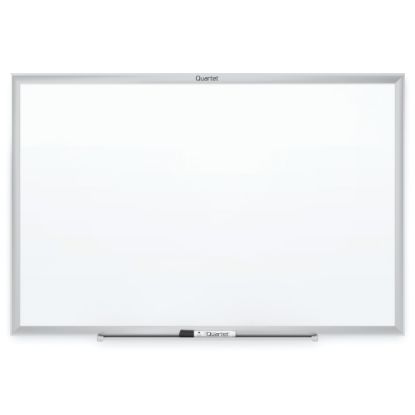 Picture of Quartet Classic Total Erase Non-Magnetic Melamine Dry-Erase Whiteboard, 48in x 36in, Aluminum Frame With Silver Finish