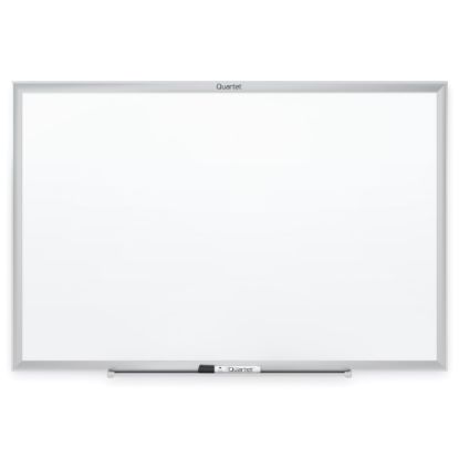 Picture of Quartet Classic Total Erase Non-Magnetic Melamine Dry-Erase Whiteboard, 60in x 36in, Aluminum Frame With Silver Finish