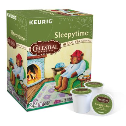 Picture of Celestial Seasonings Single-Serve K-Cup Pods, Sleepytime Herbal Tea, Box Of 24