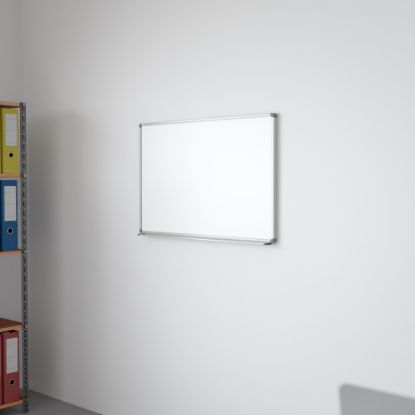 Picture of Flash Furniture Magnetic Dry-Erase Whiteboard, 24in x 36in, Aluminum Frame With Silver Finish