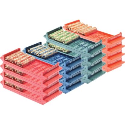 Picture of Nadex Coins 4 Pack Rolled Coin Trays - Multi