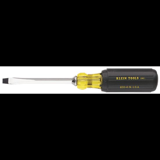 Picture of Keystone-Tip Cushion-Grip Screwdriver, 1/4 in Tip, 8-11/32 in Overall L