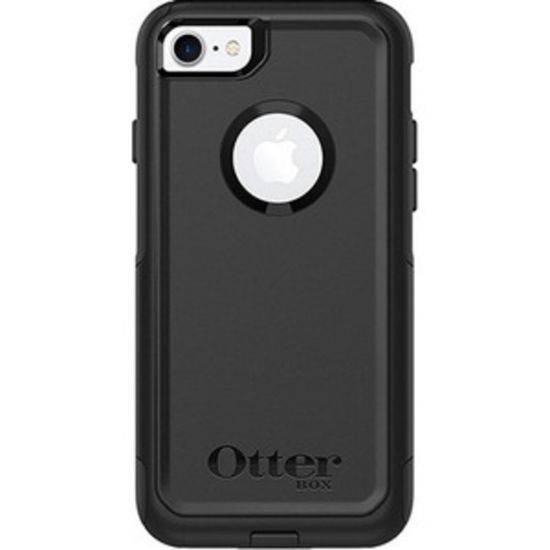 Picture of OtterBox iPhone SE (3rd and 2nd Gen) and iPhone 8/7 Commuter Series Case - For Apple iPhone SE 3, iPhone SE 2, iPhone 8, iPhone 7 Smartphone - Black - Drop Resistant, Impact Resistant - Polycarbonate, Synthetic Rubber - 1 Pack