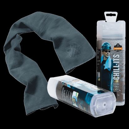 Picture of Ergodyne Chill-Its 6602  Gray Evaporative Cooling Towel