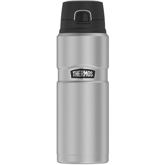 Picture of Thermos Stainless King Drink Bottle 24Oz - Vacuum - Silver, Matte Stainless Steel